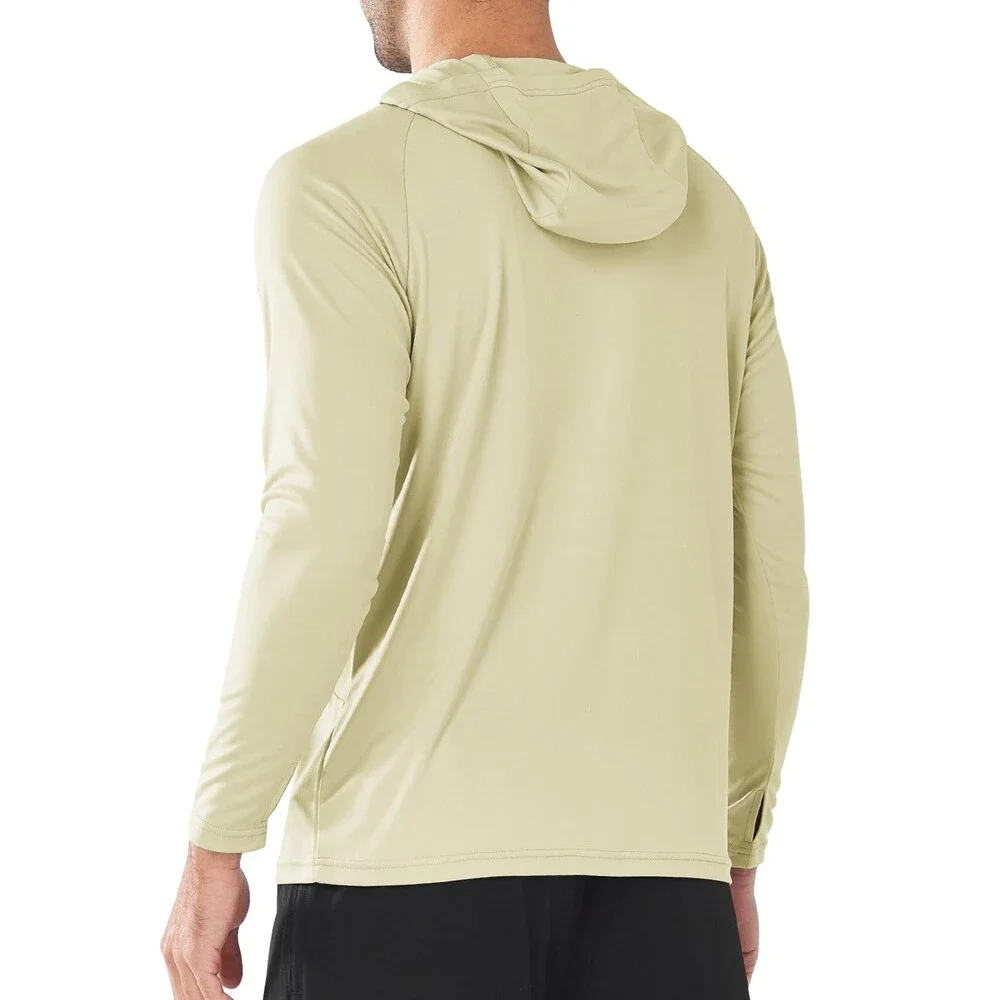 NORTHYARD Men's UPF 50+ Hoodie Shirts Long Sleeve Sun Protection Fishing Swim M